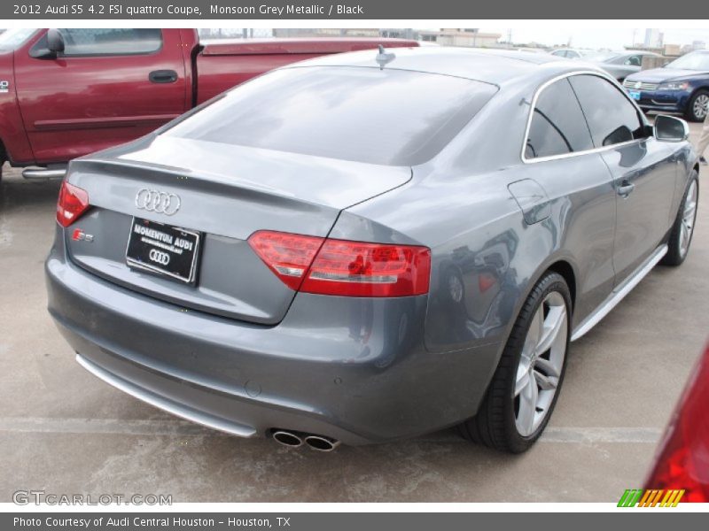 Monsoon Grey Metallic / Black 2012 Audi S5 4.2 FSI quattro Coupe