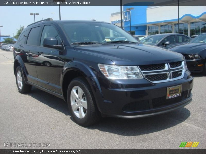 Blackberry Pearl / Black 2011 Dodge Journey Mainstreet