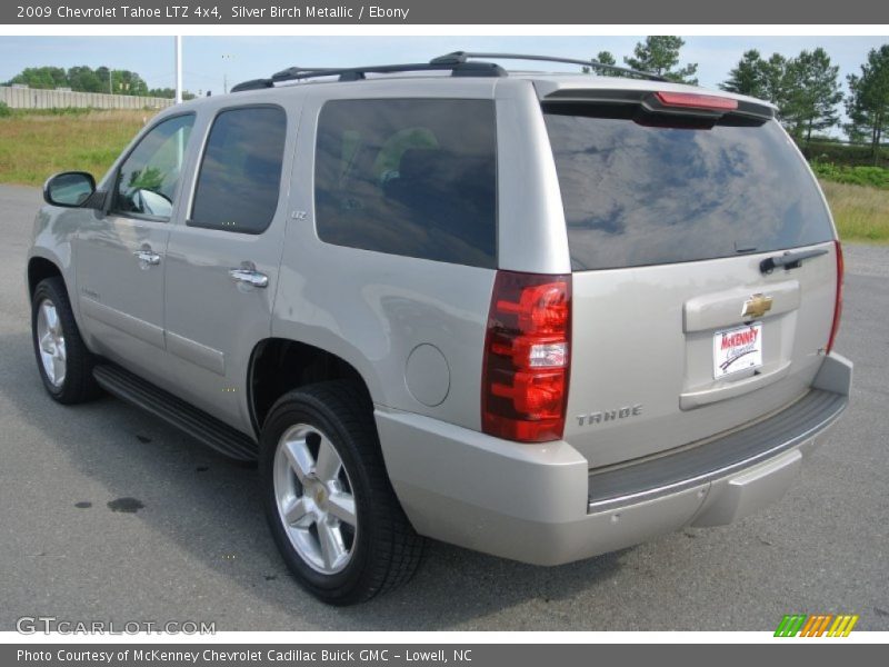 Silver Birch Metallic / Ebony 2009 Chevrolet Tahoe LTZ 4x4