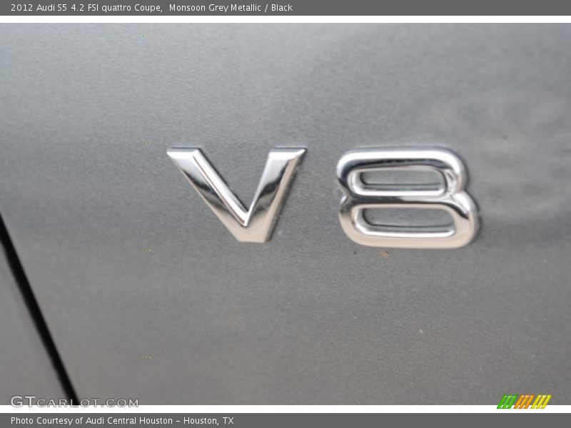 Monsoon Grey Metallic / Black 2012 Audi S5 4.2 FSI quattro Coupe