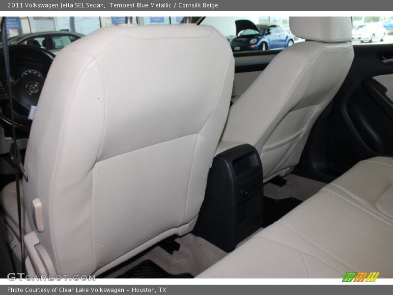 Tempest Blue Metallic / Cornsilk Beige 2011 Volkswagen Jetta SEL Sedan