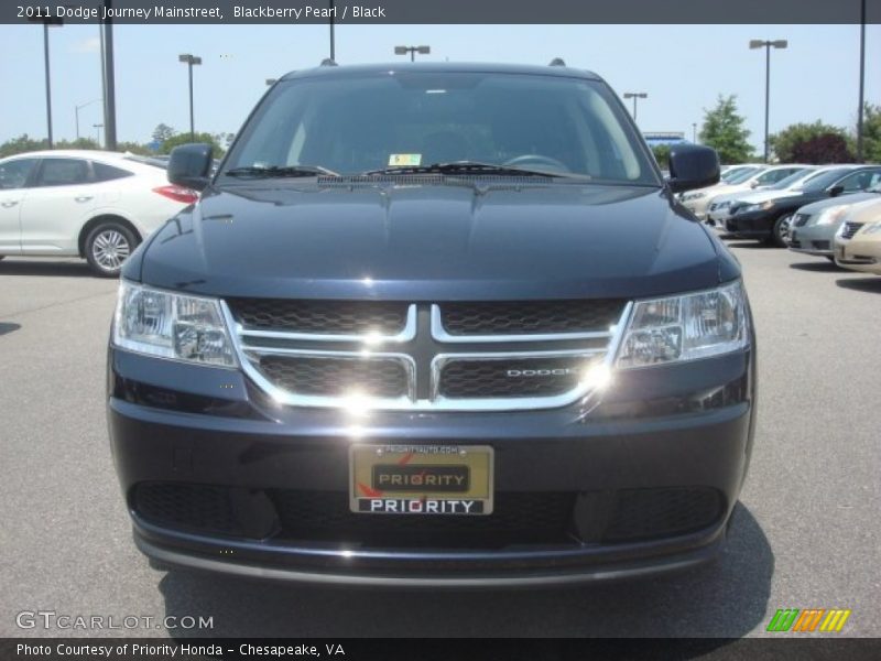 Blackberry Pearl / Black 2011 Dodge Journey Mainstreet