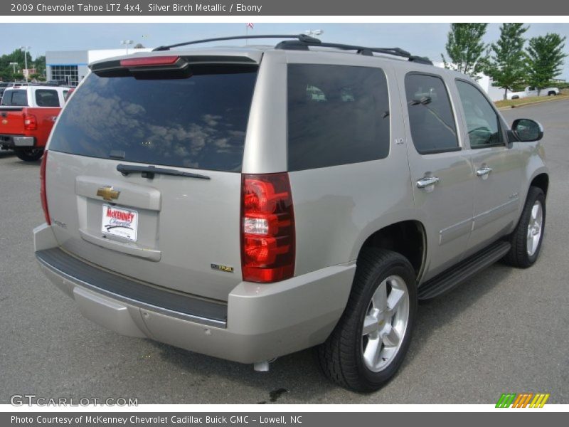 Silver Birch Metallic / Ebony 2009 Chevrolet Tahoe LTZ 4x4