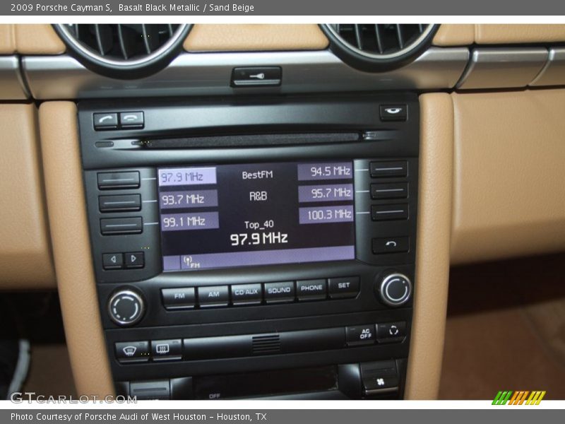 Basalt Black Metallic / Sand Beige 2009 Porsche Cayman S