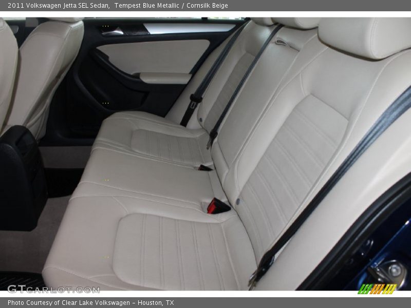 Tempest Blue Metallic / Cornsilk Beige 2011 Volkswagen Jetta SEL Sedan