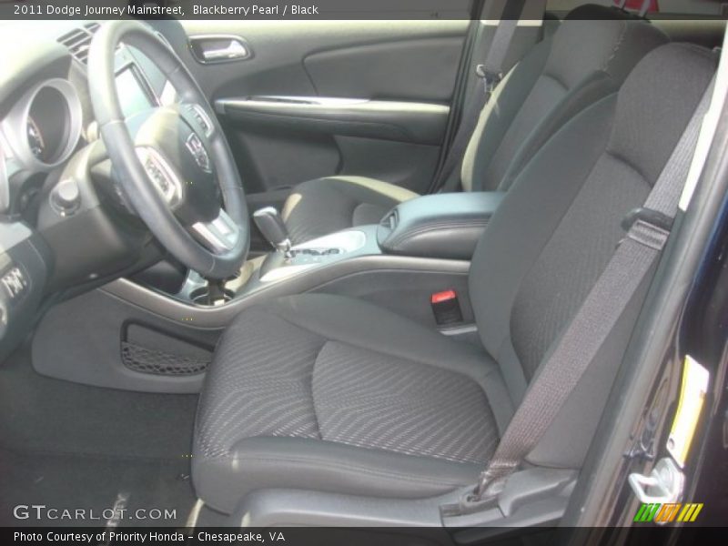 Blackberry Pearl / Black 2011 Dodge Journey Mainstreet