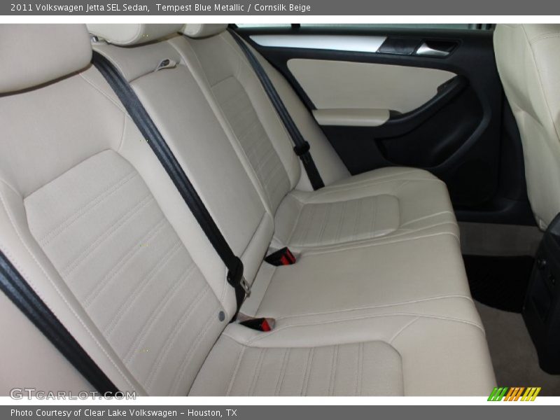Tempest Blue Metallic / Cornsilk Beige 2011 Volkswagen Jetta SEL Sedan