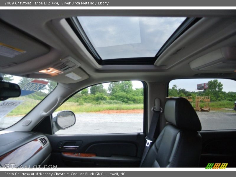 Silver Birch Metallic / Ebony 2009 Chevrolet Tahoe LTZ 4x4