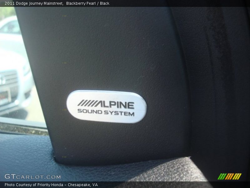 Blackberry Pearl / Black 2011 Dodge Journey Mainstreet