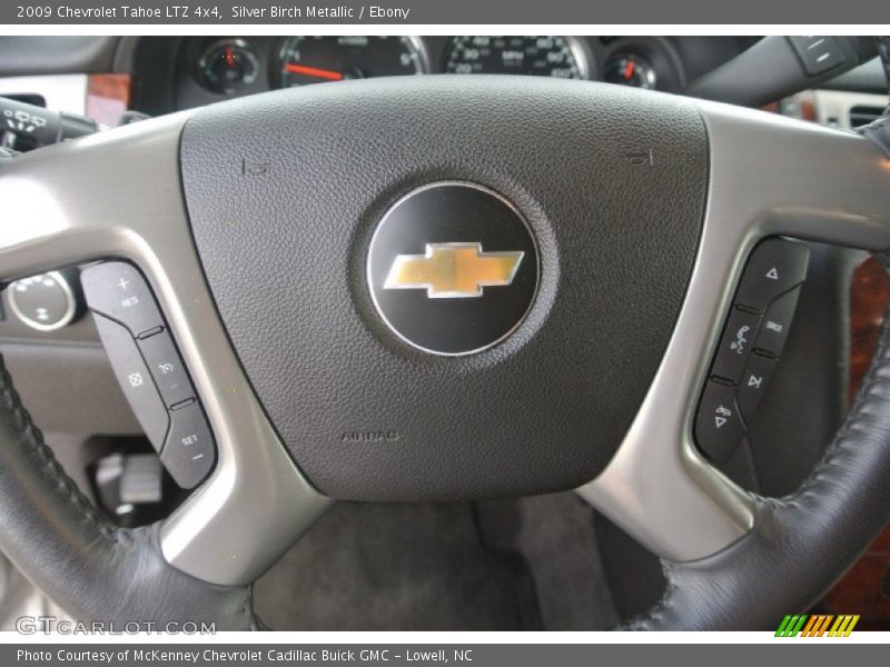 Silver Birch Metallic / Ebony 2009 Chevrolet Tahoe LTZ 4x4