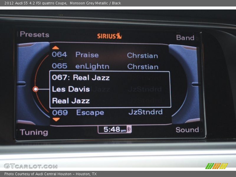 Monsoon Grey Metallic / Black 2012 Audi S5 4.2 FSI quattro Coupe