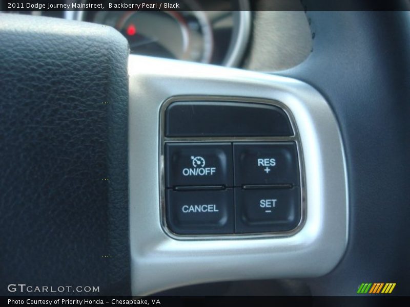 Blackberry Pearl / Black 2011 Dodge Journey Mainstreet