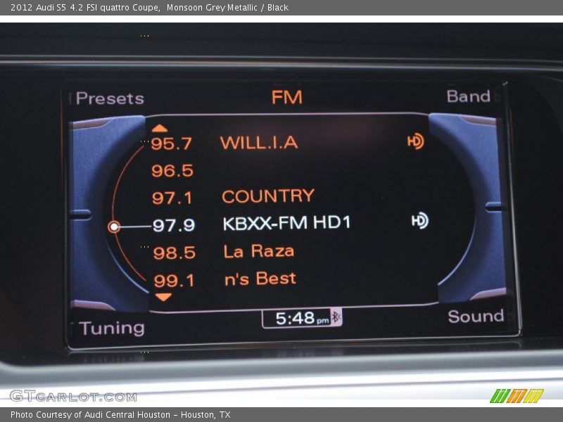 Monsoon Grey Metallic / Black 2012 Audi S5 4.2 FSI quattro Coupe