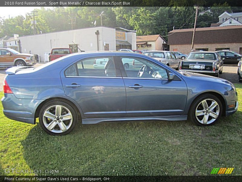Sport Blue Metallic / Charcoal Black/Sport Blue 2010 Ford Fusion Sport