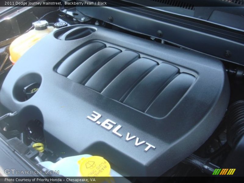 Blackberry Pearl / Black 2011 Dodge Journey Mainstreet