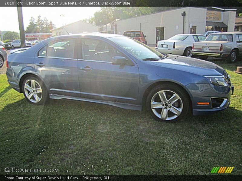 Sport Blue Metallic / Charcoal Black/Sport Blue 2010 Ford Fusion Sport