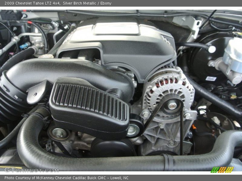 Silver Birch Metallic / Ebony 2009 Chevrolet Tahoe LTZ 4x4