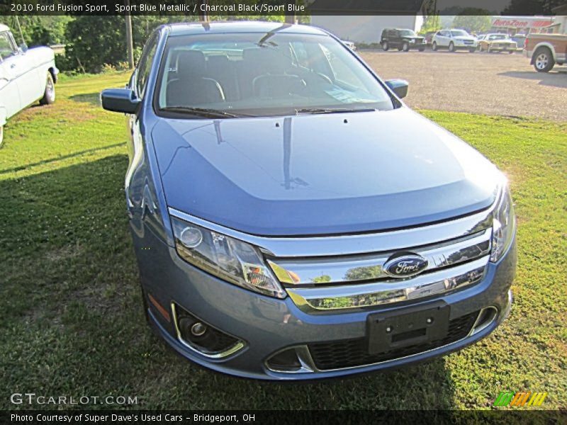 Sport Blue Metallic / Charcoal Black/Sport Blue 2010 Ford Fusion Sport