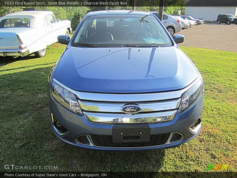 Sport Blue Metallic / Charcoal Black/Sport Blue 2010 Ford Fusion Sport