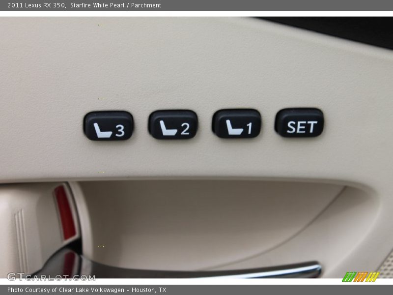Starfire White Pearl / Parchment 2011 Lexus RX 350