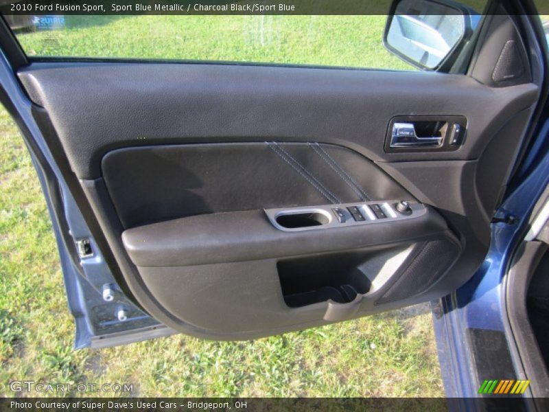 Sport Blue Metallic / Charcoal Black/Sport Blue 2010 Ford Fusion Sport