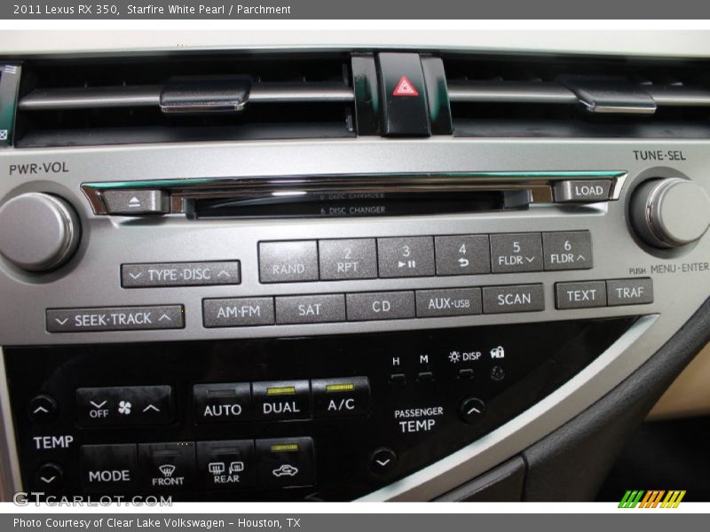 Starfire White Pearl / Parchment 2011 Lexus RX 350