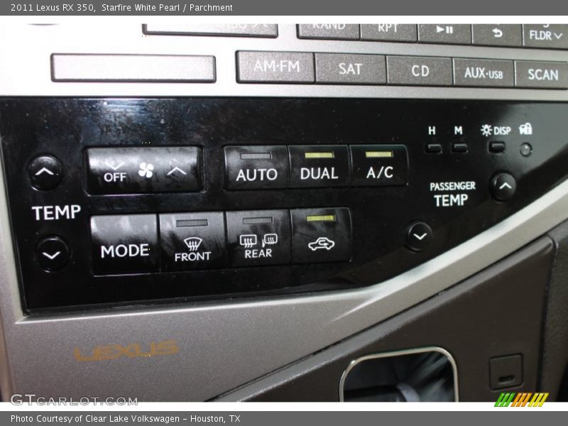 Starfire White Pearl / Parchment 2011 Lexus RX 350