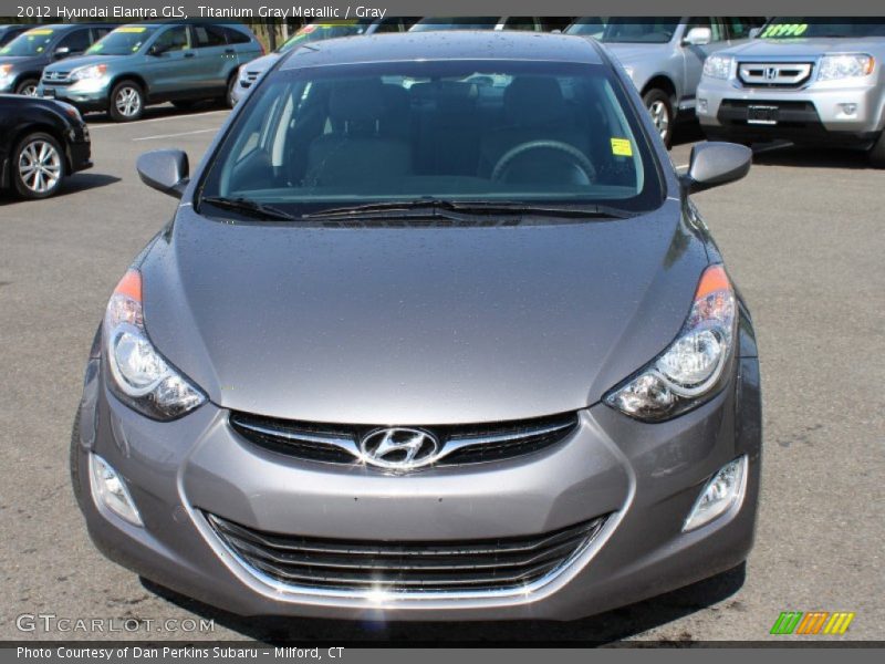 Titanium Gray Metallic / Gray 2012 Hyundai Elantra GLS