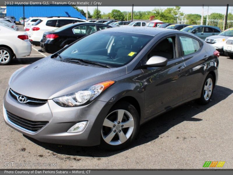 Titanium Gray Metallic / Gray 2012 Hyundai Elantra GLS