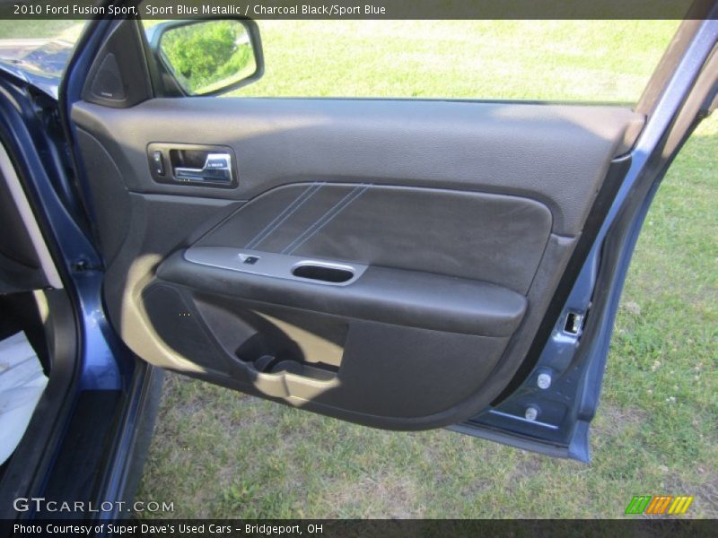 Sport Blue Metallic / Charcoal Black/Sport Blue 2010 Ford Fusion Sport