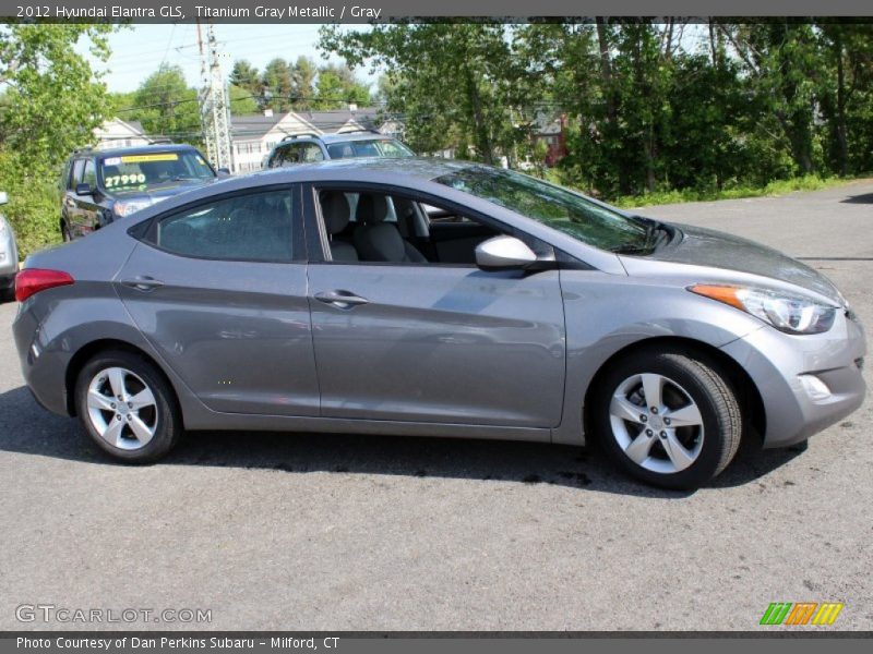 Titanium Gray Metallic / Gray 2012 Hyundai Elantra GLS