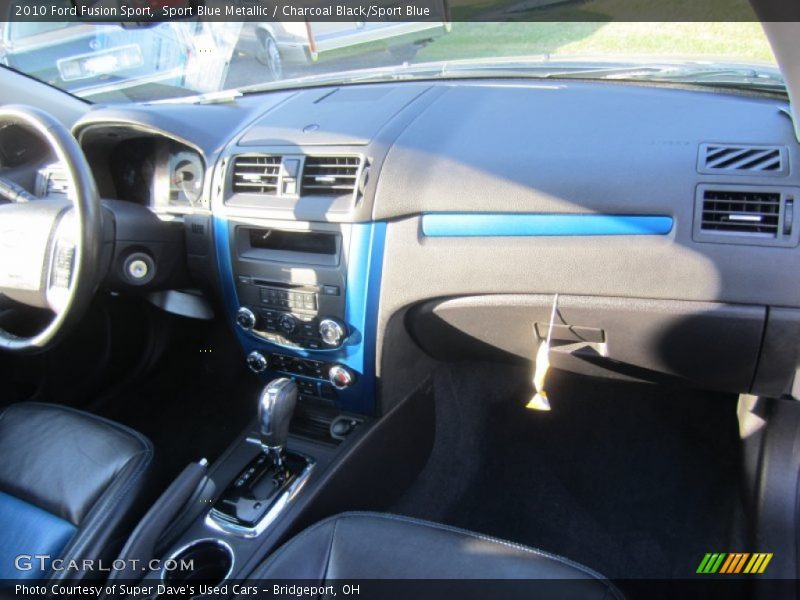 Sport Blue Metallic / Charcoal Black/Sport Blue 2010 Ford Fusion Sport