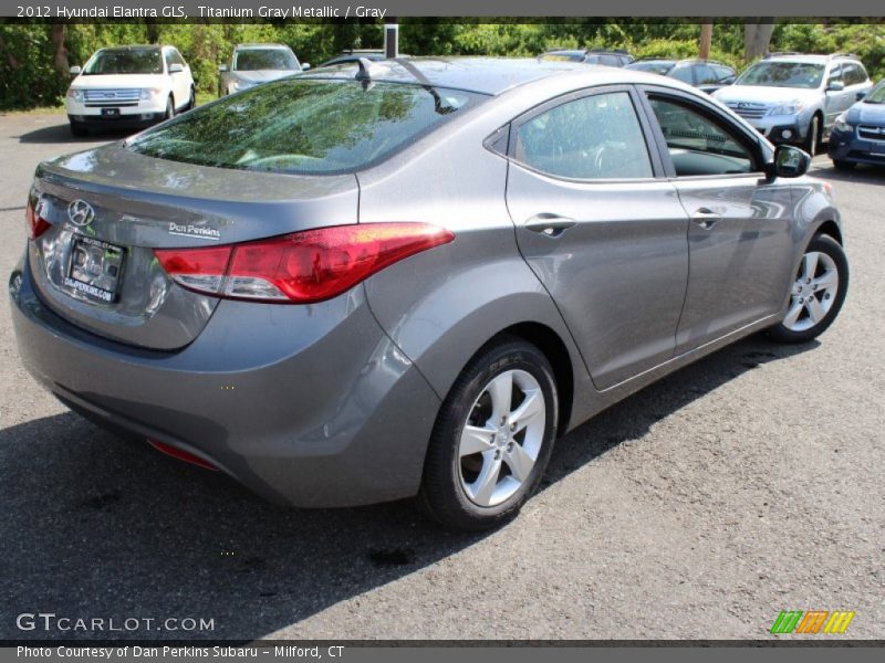 Titanium Gray Metallic / Gray 2012 Hyundai Elantra GLS