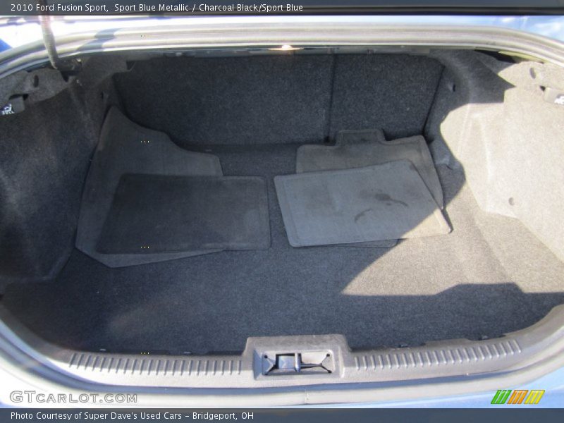 Sport Blue Metallic / Charcoal Black/Sport Blue 2010 Ford Fusion Sport