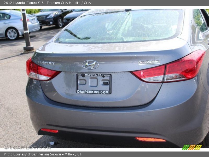 Titanium Gray Metallic / Gray 2012 Hyundai Elantra GLS
