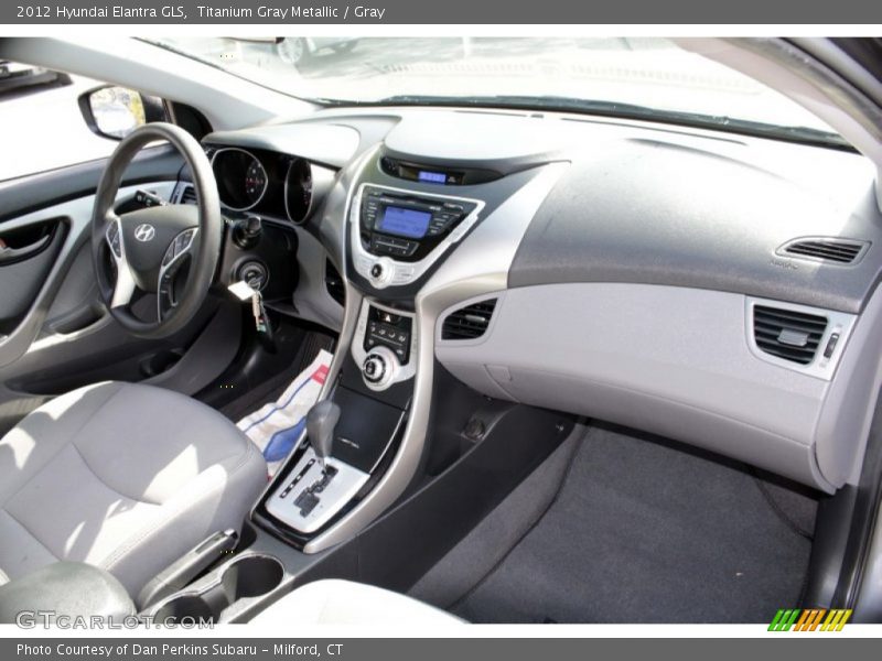 Titanium Gray Metallic / Gray 2012 Hyundai Elantra GLS