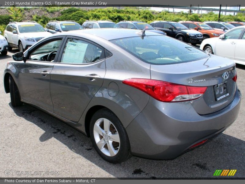 Titanium Gray Metallic / Gray 2012 Hyundai Elantra GLS