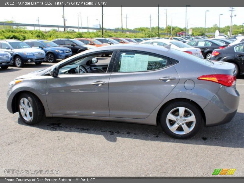 Titanium Gray Metallic / Gray 2012 Hyundai Elantra GLS