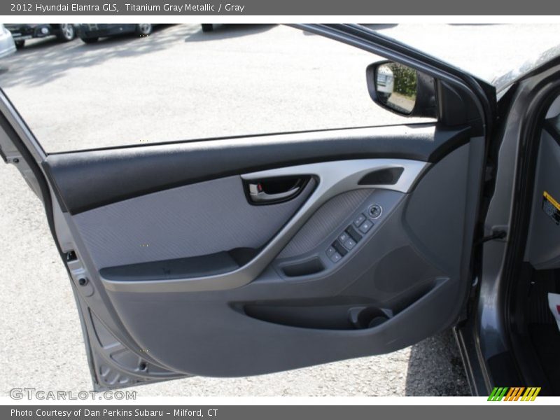 Titanium Gray Metallic / Gray 2012 Hyundai Elantra GLS