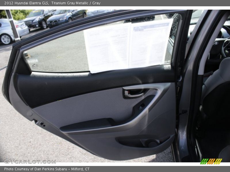 Titanium Gray Metallic / Gray 2012 Hyundai Elantra GLS