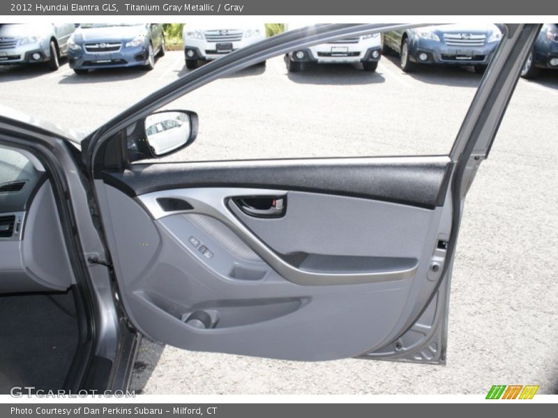 Titanium Gray Metallic / Gray 2012 Hyundai Elantra GLS