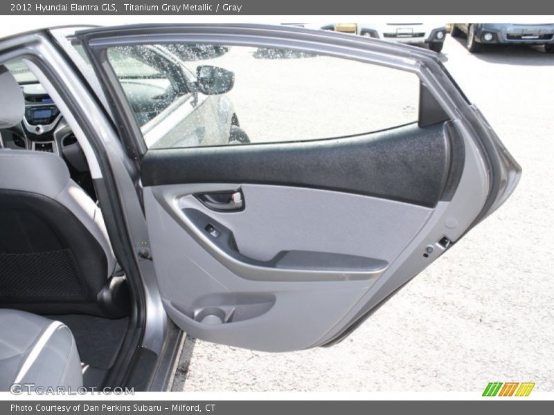 Titanium Gray Metallic / Gray 2012 Hyundai Elantra GLS