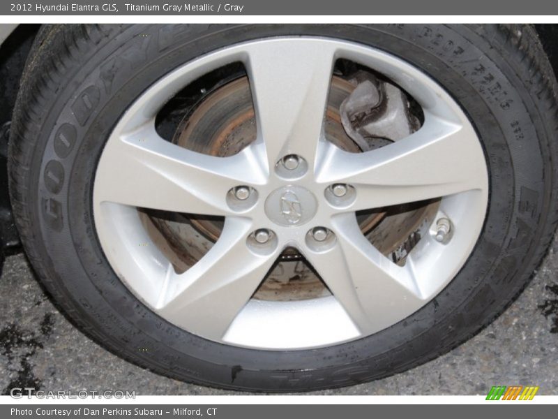 Titanium Gray Metallic / Gray 2012 Hyundai Elantra GLS