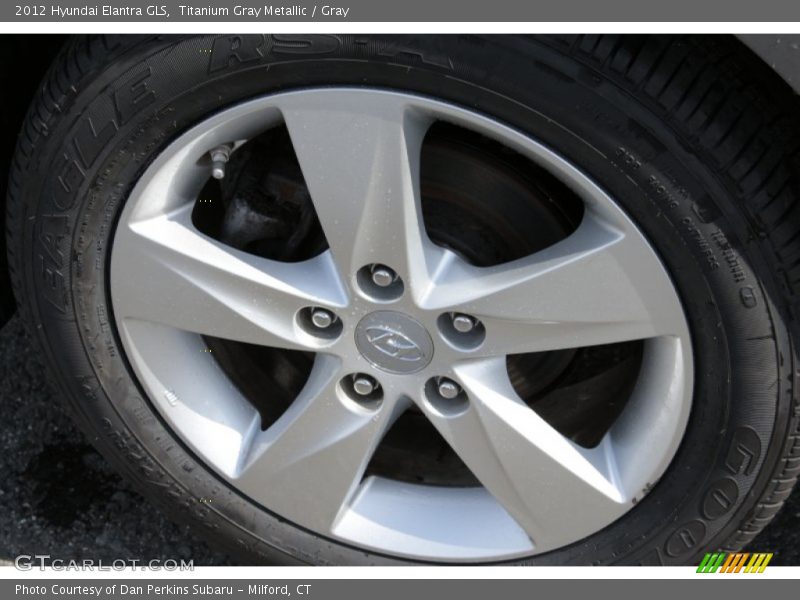 Titanium Gray Metallic / Gray 2012 Hyundai Elantra GLS