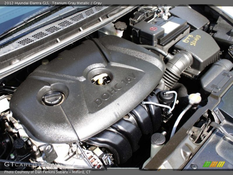 Titanium Gray Metallic / Gray 2012 Hyundai Elantra GLS