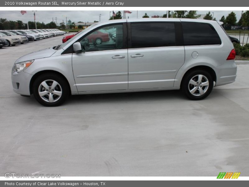 Mercury Silver Metallic / Aero Gray 2010 Volkswagen Routan SEL