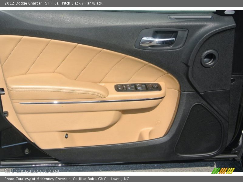 Pitch Black / Tan/Black 2012 Dodge Charger R/T Plus