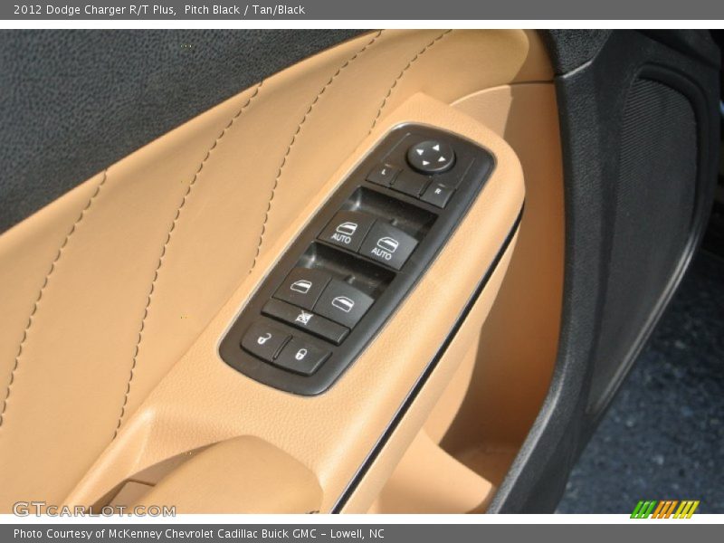 Pitch Black / Tan/Black 2012 Dodge Charger R/T Plus