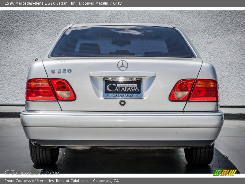 Brilliant Silver Metallic / Gray 1996 Mercedes-Benz E 320 Sedan