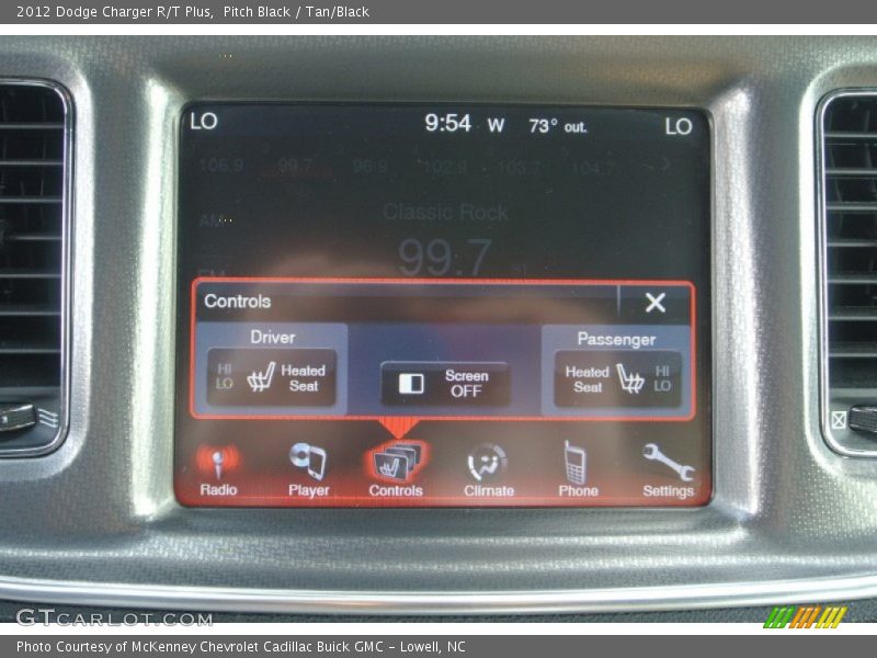 Pitch Black / Tan/Black 2012 Dodge Charger R/T Plus